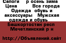 Сапоги 35 р.осень-зима  › Цена ­ 700 - Все города Одежда, обувь и аксессуары » Мужская одежда и обувь   . Башкортостан респ.,Мечетлинский р-н